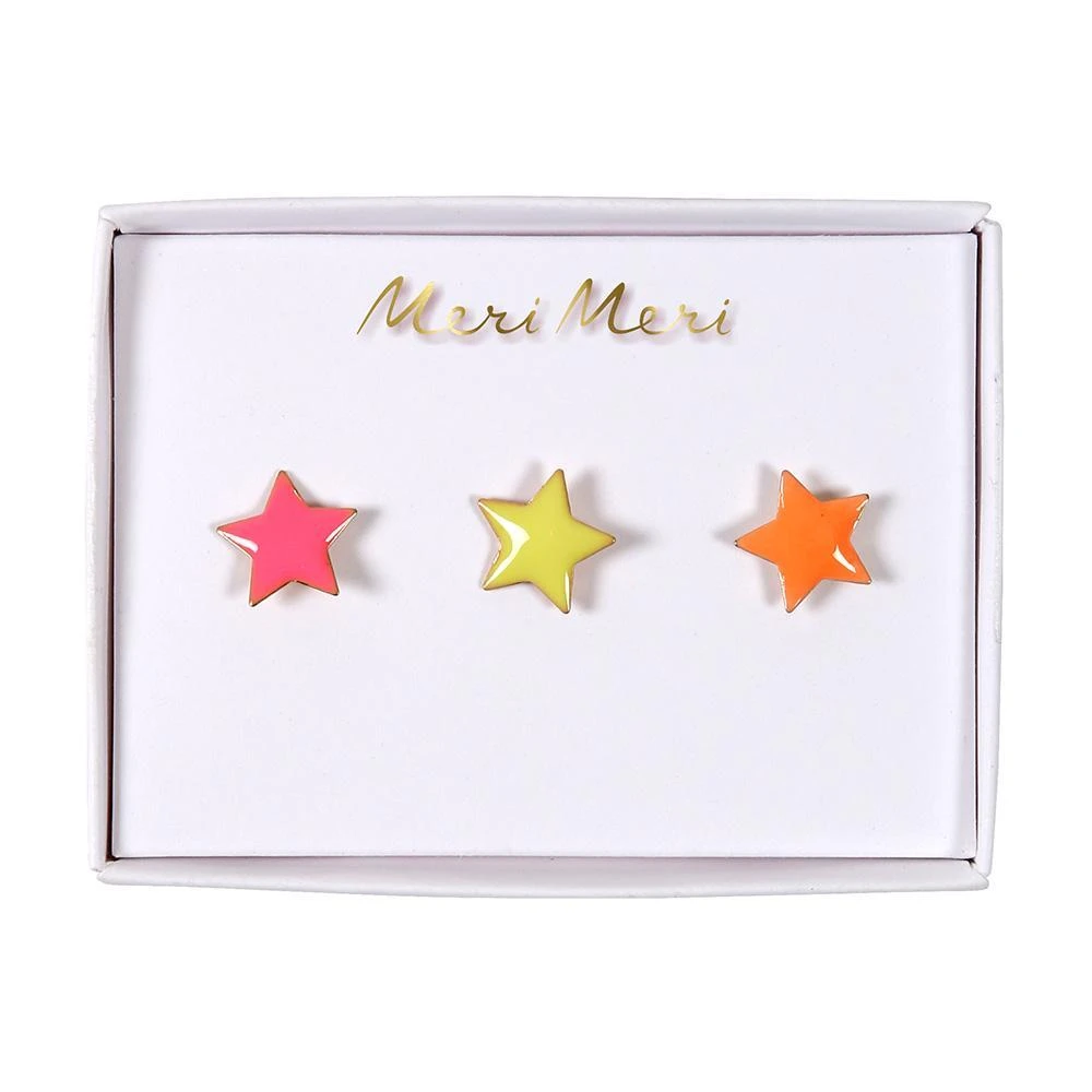 Meri Meri Enamel Star Pins 3 Meri Meri Enamel Star Pins