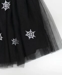 Meri Meri Lined Black Cobweb Tutu Headband