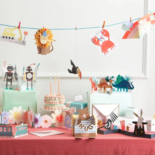 Meri Meri Bear Hugs Stand Up Card - Get Well Soon 3 Meri Meri Bear Hugs Stand Up Card - Get Well Soon