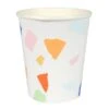 Meri Meri Multicolour Terrazzo Paper Party Cups 2 Meri Meri Multicolour Terrazzo Paper Party Cups