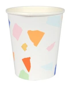 Meri Meri Multicolour Terrazzo Paper Party Cups
