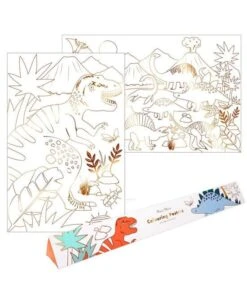 Meri Meri Dinosaur Kingdom Colouring Posters Set Of 2