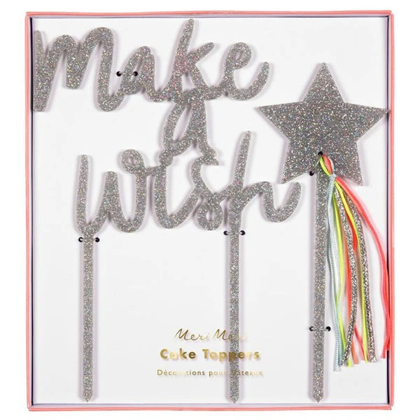 Meri Meri Make A Wish Cake Topper 3 Meri Meri Make A Wish Cake Topper