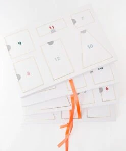 Meri Meri Calendario Dell Avvento Villaggio Natalizio In Legno