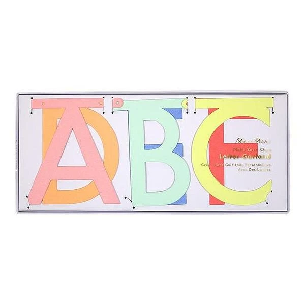 Meri Meri Make Your Own Letter Garland Kit 3 Meri Meri Make Your Own Letter Garland Kit