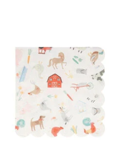 Meri Meri On The Farm Large Napkins