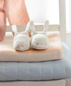 Meri Meri Mint Bunny Baby Booties