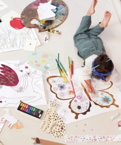 Meri Meri Butterfly Colouring Posters