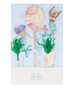 Meri Meri Mermaid Cake Toppers 6 Meri Meri Mermaid Cake Toppers