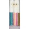 Meri Meri Multicolor Dipped Glitter Candles 1 Meri Meri Multicolor Dipped Glitter Candles