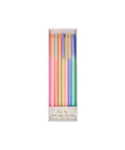 Meri Meri 16 Multi Colour Block Candles