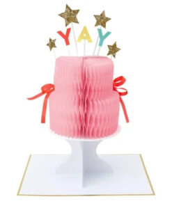 Meri Meri Yay! Cake Stand-up Card