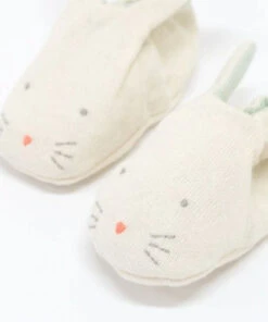 Meri Meri Mint Bunny Baby Booties