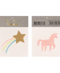 Meri Meri Meri Meri Small Tattoos - Star & Unicorn
