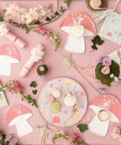 Meri Meri Fairy Mushroom Plates Set Of 8