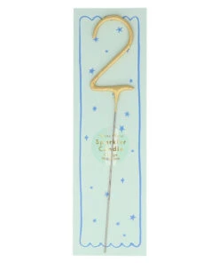 Meri Meri Gold Sparkler Numbers 0 To 9 Candles