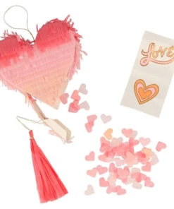 Meri Meri Ombre Heart Pinata Favours 6 Meri Meri Ombre Heart Pinata Favours