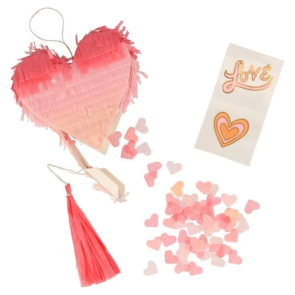 Meri Meri Ombre Heart Pinata Favours 4 Meri Meri Ombre Heart Pinata Favours