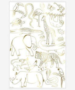 Meri Meri Jungle Colouring Posters (set Of 2)