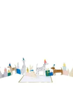 Meri Meri Dog Concertina Card