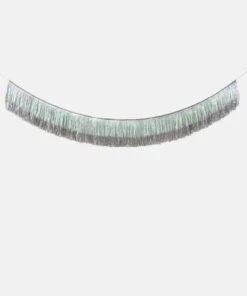 Meri Meri Silver Iridescent Tinsel Fringe Garland 7 Meri Meri Silver Iridescent Tinsel Fringe Garland