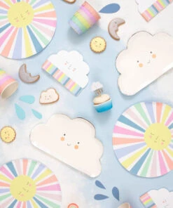 Meri Meri Rainbow Sun Dinner Plates