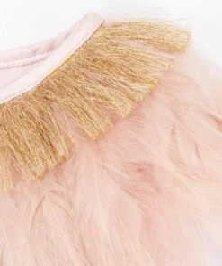 Meri Meri Peach Feather Capelet Dress Up
