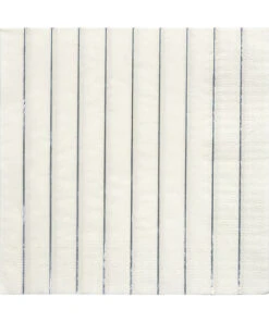 Meri Meri Silver Stripe Napkins L