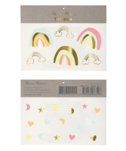 Meri Meri Meri Meri Large Tattoos - Neon Rainbows