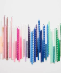 Meri Meri Pink Dipped Tapered Candles (Set of 16)