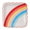 Meri Meri Set of 12 Rainbow Large Plates