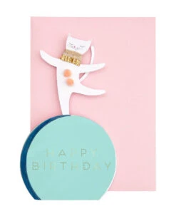 Meri Meri Circus Cat Stand-Up Card