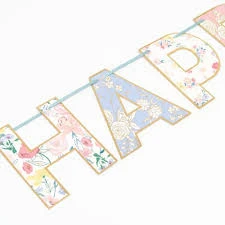 Meri Meri English Garden Birthday Garland