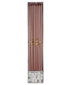 Meri Meri Rose Gold Long Candles