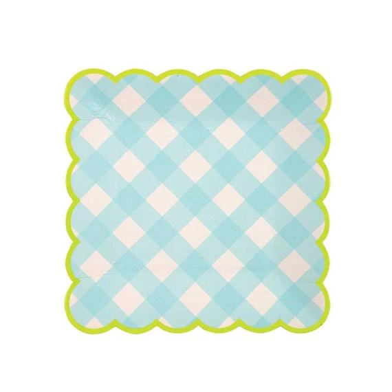 Meri Meri Gingham Small Plates 2 Meri Meri Gingham Small Plates