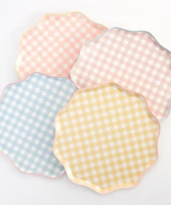 Meri Meri Gingham Dinner Plates