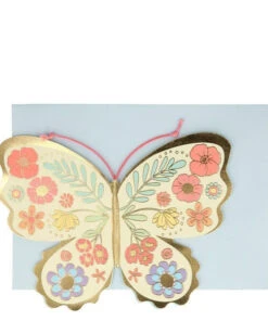Meri Meri Floral Butterfly Stand-Up Card