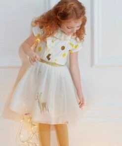 Meri Meri Reindeer Shaker Tutu Headband Dress Up Set