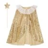 Meri Meri Gold Sparkle Cape Dress Up Kit