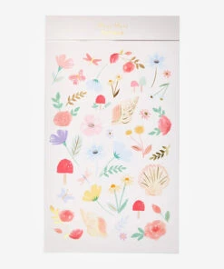 Meri Meri Floral Tattoo Sheets (set Of 2 Sheets)