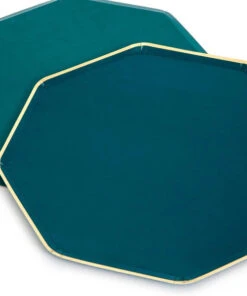 Meri Meri Dark Teal Dinner Plates Set Of 8