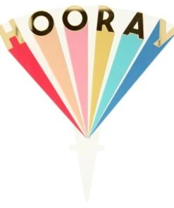 Meri Meri Hooray Acrylic Cake Topper