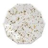 Meri Meri Gold Splatter Plates 2 Meri Meri Gold Splatter Plates