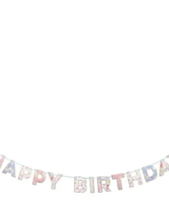 Meri Meri English Garden Happy Birthday Garland