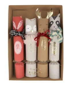 Meri Meri Pack of 8 Large Woodland Creature Crackers