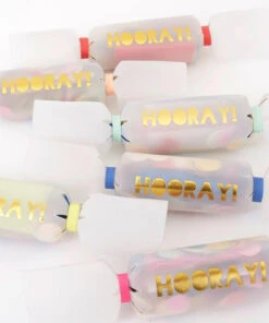 Meri Meri Hooray Confetti Small Crackers Set Of 6