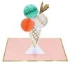 Meri Meri Ice Cream Honeycomb Card