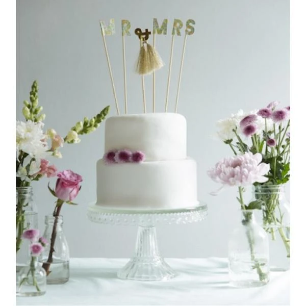 Meri Meri Wedding Cake Decoration Topper Mr And Mrs 4 Meri Meri Wedding Cake Decoration Topper Mr And Mrs