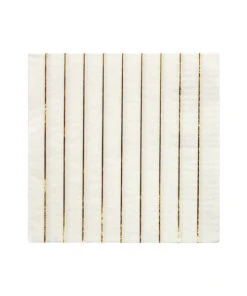 Meri Meri Gold Stripe Large Napkins