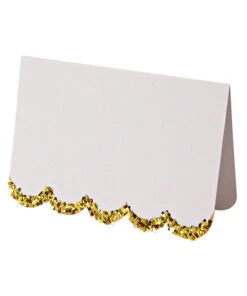 Meri Meri Chunky Gold Glitter Place Cards